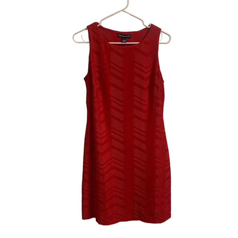 American Living Red Pullover Dress‎ - Size 14